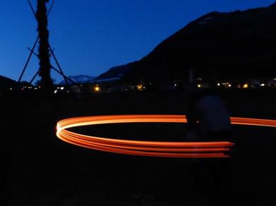 Scheibenschlagen in the Upper Vinschgau Valley