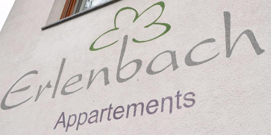 La facciata degli Erlenbach Appartements